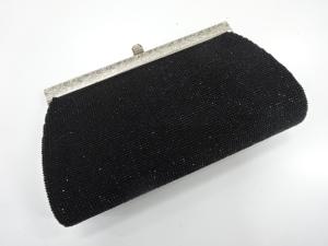 アンティーク　ビーズ　ハンドバッグ